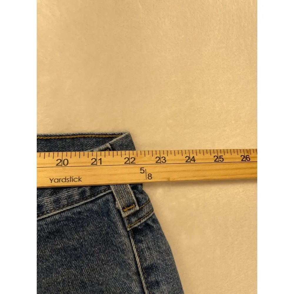 Carhartt Jeans Mens 46x30 B17 DST 100% Cotton Relaxed Fit Tapered Leg Denim Blue